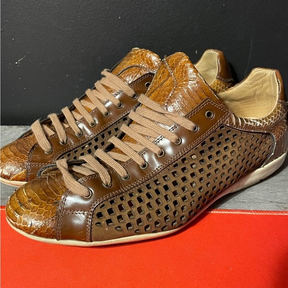 Mezlan Shoes Mezlan Snakeskin Shoes Size 8 Breathable Rare Shoes To See Listed Made In Spain